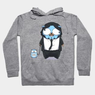 Golang Gopher Go Wick with Dog Hoodie